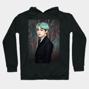 green hair kim taehyung Hoodie